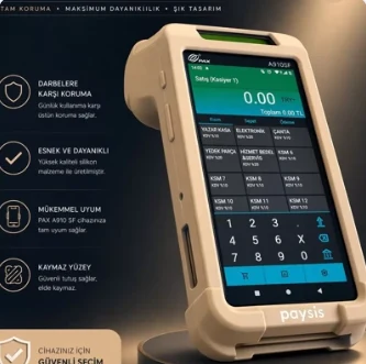 Paysis PAX A910 SF Silikon Kılıf